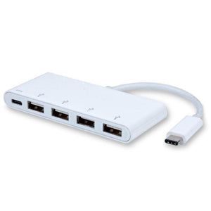 Koppa® Hub USB C Hub | USB 3.1 Type-C  to  USB 3.0[x4] + Type-C Charging