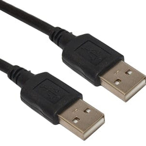 Omicron® USB Cables, USB 2.0 Type A Male to Type A Male, 6ft