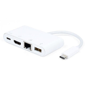 Koppa Hub USB Hub  |  USB Type-C  to  USB 3.0 + HDMI + Gigabit + Type-C Charging