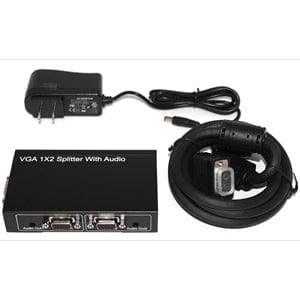 Conversions Technology Audio Video Splitter VGA  |  VGA 2 way splitter