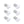 Conversions Technology Wallplate Screws | 100 QTY | White Wall Plate Mounting Screws | 5/16