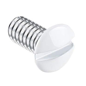Conversions Technology Wallplate Screws | 100 QTY | White Wall Plate Mounting Screws | 5/16"